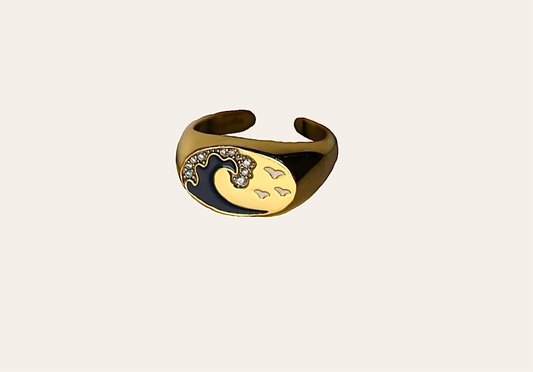 Ocean Breeze Ring gold