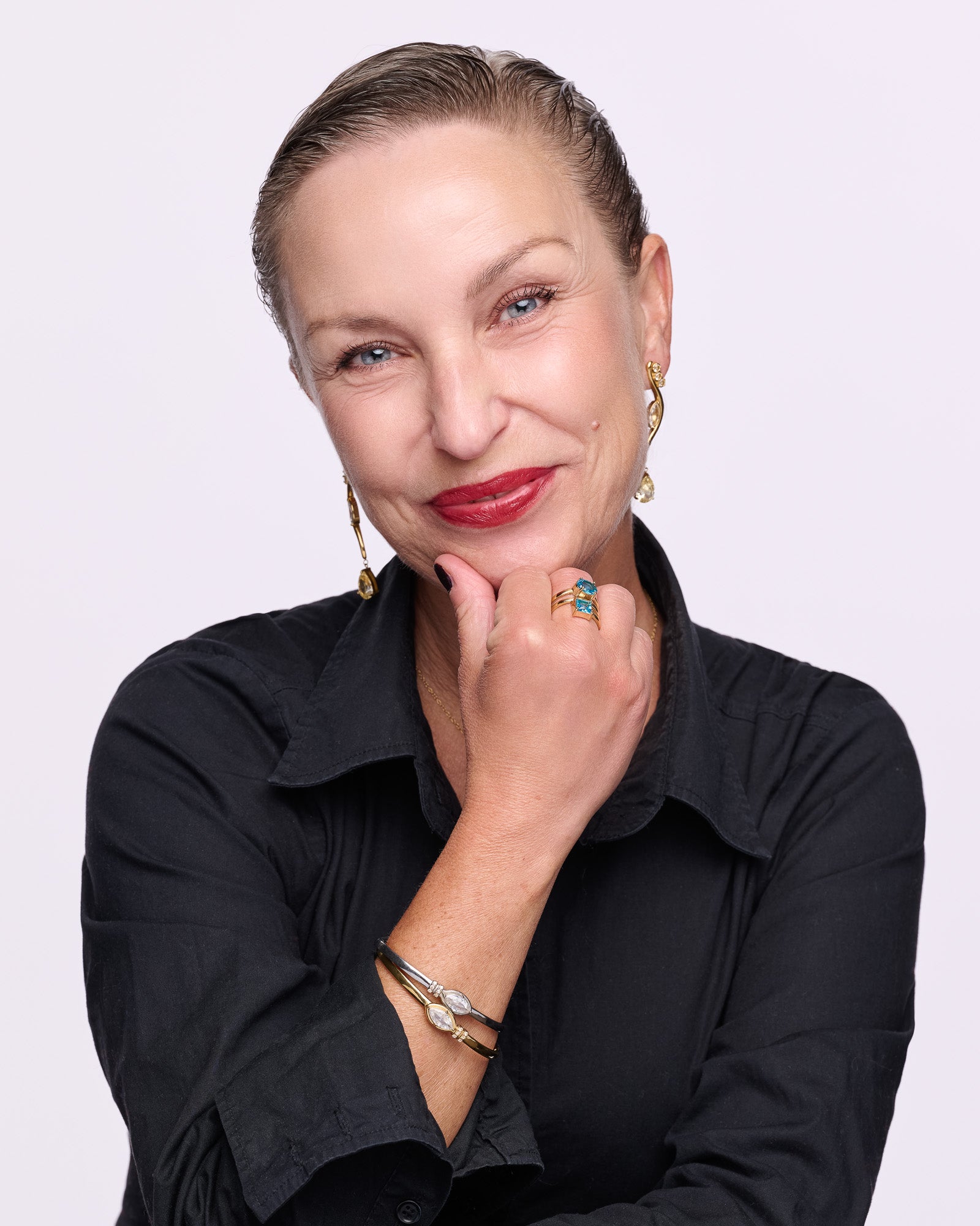 CELESTE MARQUISE BANGLE silver