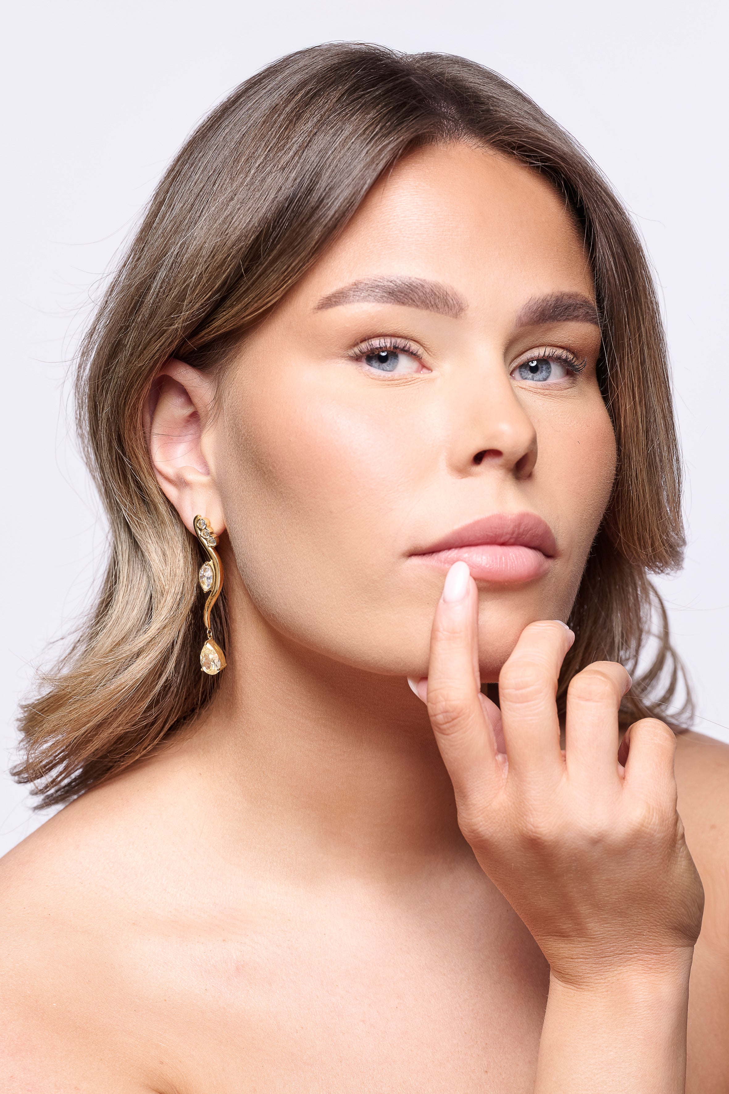 YELLOW DROP EARRINGS