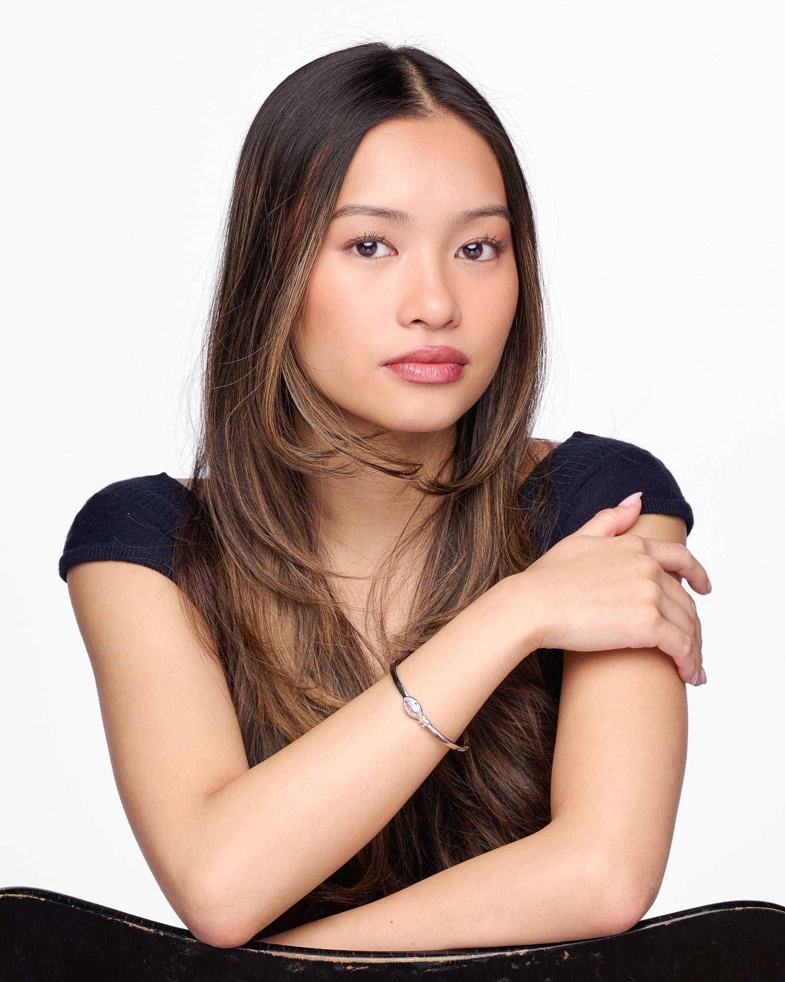 CELESTE MARQUISE BANGLE silver